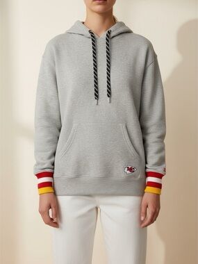 Women’s NFL Gray Kansas City Chiefs Hoodie (XS)